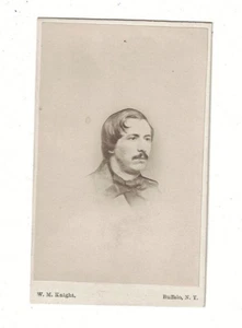 CDV Foto identifizierter Soldat getötet Bürgerkrieg Lieut Daniel Faxon 36th NY Buffalo - Bild 1 von 2