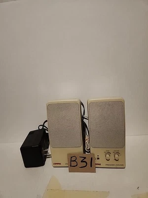 Altoparlante Compaq Premier ~ suono, cavo incluso ~ trombe tono e volume - Immagine 1 di 4