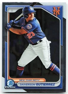 🔥 2024 Bowman #BCP-59 Daiverson Gutierrez Chrome Prospects - Picture 1 of 2