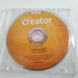 Roxio Creator 2011 Special Edition DVD ONLY Disk is great CD DVD VHS - Picture 1 of 3