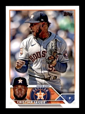 2023 Topps #55 Cristian Javier Houston Astros - Image 1 of 2