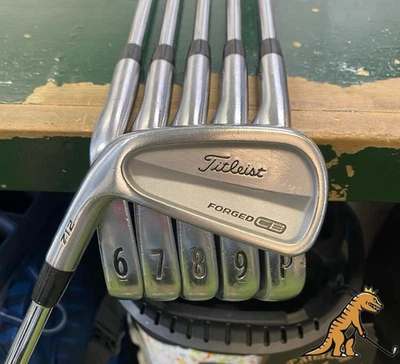 Used LH Titleist 712 Forged CB/MB Iron Set 5-PW Dynamic Gold S400 Stiff Flex  - Image 1 of 4