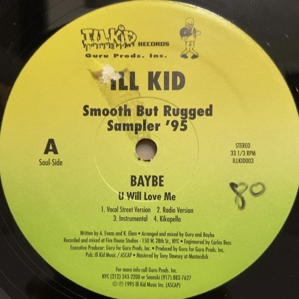 BAYBE/ FORBIDDEN FRUIT ILL KID - SMOOTH BUT RUGGED SAMPLER '95 12 inch single - Image 1 of 1