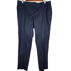 Brooks Brothers Pants Women's 10 Blue Advantage Chino Stretch Wrinkle Free New - Picture 1 of 11