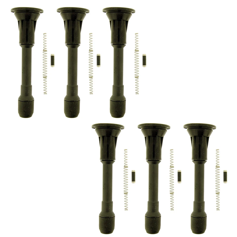 Juego de botas de bobina de encendido directo negras NGK de 6 piezas para Infiniti FX50 5,0 L M56 5,6 L V8 Foto 1 de 1