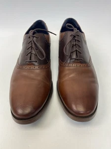 Zapatos para hombre Cole Haan talla 13 marrón con cordones - Imagen 1 de 3