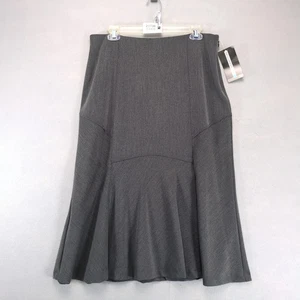 NUEVO CON ETIQUETAS Requisitos Gris Patchwork Línea A Falda Midi Talla 10 Trail Blazer Carrera Gótico - Imagen 1 de 10