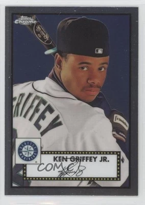 2021 Topps Chrome Platinum Anniversary Ken Griffey Jr #493 HOF - Image 1 of 2