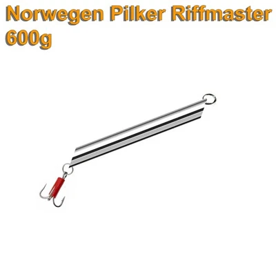 Riffmaster Norwegen Pilker Norwegenpilker Dorsch Flunder Köhler Seeteufel 600g - Bild 1 von 4