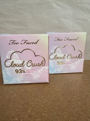 Too Faced Cloud Crush Blurring Blush VELVET CRUSH- .17oz LOT OF 2 NEW! - Image 1 of 4