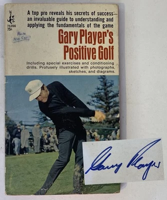 Gary Player's Positive Golf SIGNED by Gary Player PB First Thus  1968 - Image 1 of 4
