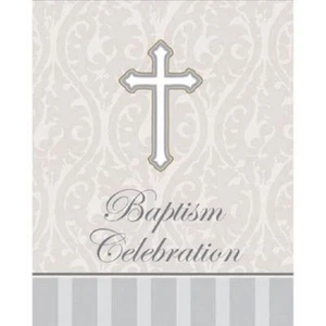 Invitaciones de iglesia fiesta de 8 quilates para celebración del bautismo de devoción - Imagen 1 de 1