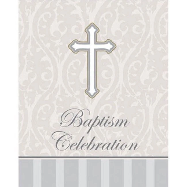 Devotion Baptism Celebration 8 Ct Party Church Invitations - Image 1 of 1