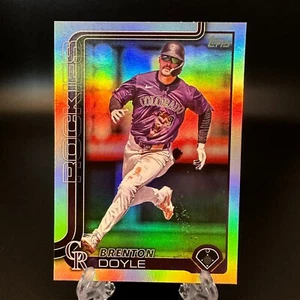 2025 Topps Series 1 Brenton Doyle Rainbow Foil #44 Colorado Rockies - Picture 1 of 2