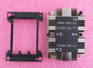Zócalo disipador de calor CPU pasivo Supermicro 1U genuino LGA3647-0 estrecho SNK-P0067PSMB - Imagen 1 de 5