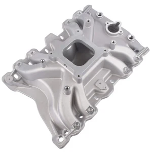 Aluminum Single Plane LowRise Intake Manifold No-EGR for Oldsmobile 400 425 455 - Picture 1 of 12