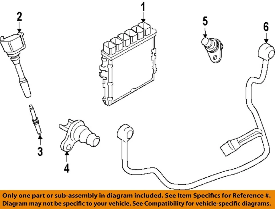 Sistema de encendido eléctrico BMW OEM 19-25 750i xDrive - Bobina de encendido 12138692611 Foto 1 de 1