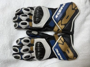 SMALL Men’s Spidi Carbo 7 motorcycle gloves, carbon fiber knuckles - Picture 1 of 4