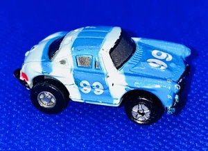 Vintage Micro Machines Mercedes-Benz 300 SL Gullwing Snap Backs 1990 Galoob Blue - Picture 1 of 5