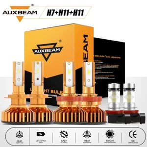 Faro LED alto bajo + luz antiniebla para Chevy Traverse 2013-2016 6x AUXBEAM 6000K - Imagen 1 de 12