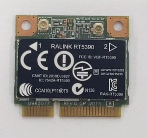 OEM 691415-001 630703-001 630705-001 RALINK RT5390 Mini PCI WiFi Card - Picture 1 of 4