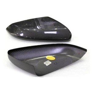 Tapas de cubierta de espejo de ala lateral de carbono real aptas para Honda Civic X 2016-2018 - Imagen 1 de 6