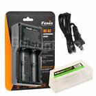 Fenix ARE-A2 Battery charger for 21700 18650 16340 26650 w/ battery carry case