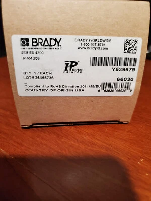 TOTALMENTE NUEVO en Caja Brady R4306 Impresora de Transferencia Térmica Cinta 4300 Negro Foto 1 de 3