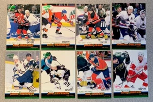 1999-2000 Pacific Emerald Green Lot of 8 Cards, All  /199! - Picture 1 of 6