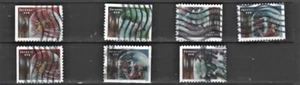 USA Used Stamps 2023 7 Different Versions of Snow Globes Fine off paper - Picture 1 of 1