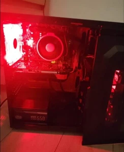 gaming pc red RGB - Afbeelding 1 van 5