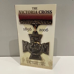 Royal Mint The Victoria Cross UK 2006 50p Uncirculated Coin SET NEW In Pack - Picture 1 of 4