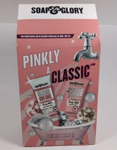 Soap & Glory Pinkly A Classic Body Scrub & Wash Original Pink Rose & Bergamot - Picture 1 of 4