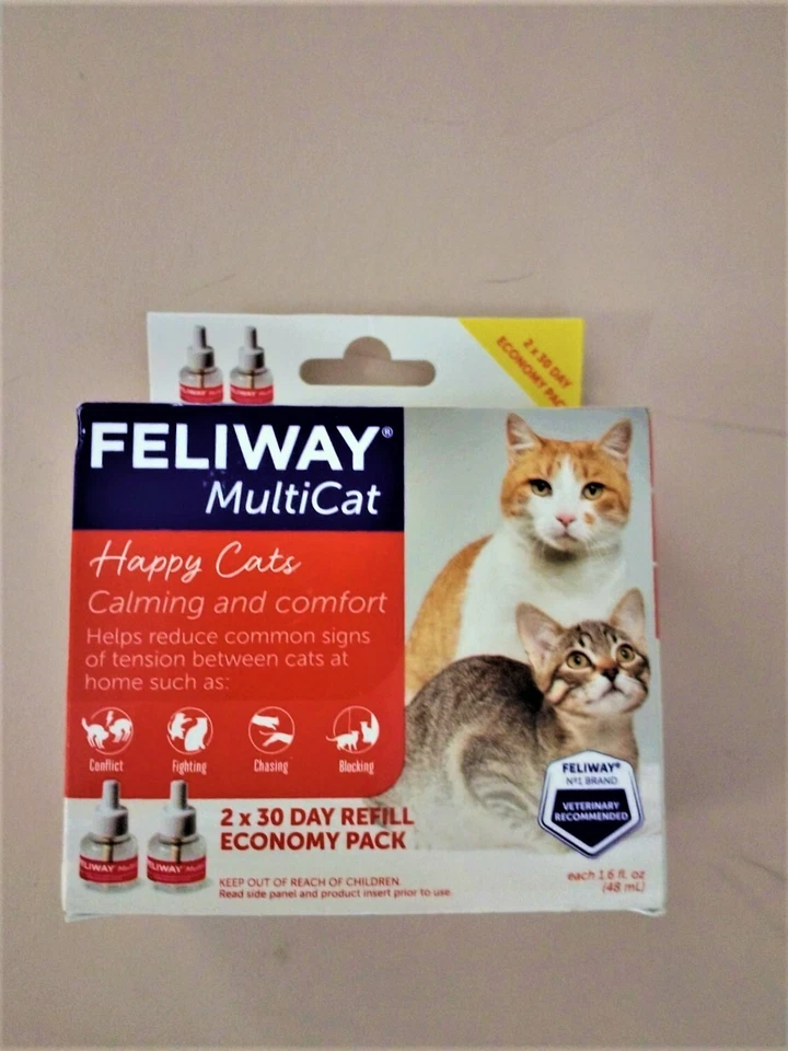 Feliway MultiCat Diffuser Refill 48 mL 2-Pack - Expires 04/2027 - Image 1 of 1