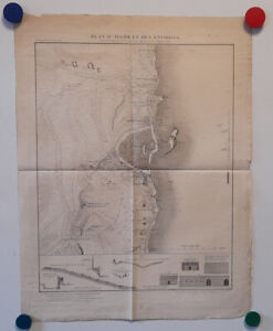 RAR Landkarte MAP Plan d'Alger et des environs Capt. Boutin 1808 Depot 1830 (2)