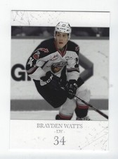 2017-18 Vancouver Giants (WHL) Brayden Watts (Wichita Thunder)