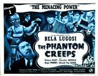 The Phantom Creeps Poster Bela Lugosi Robert Kent Dorothy Arnold 1939 Old Photo