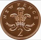 NEW PENCE 1980 - Rare 2p Circulated Coin **Average Condition**