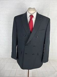 Sean John Men's Dark Gray Black Blazer 44R $395 - Picture 1 of 10