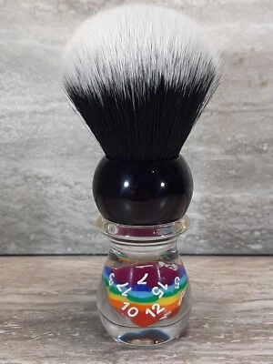 Cepillo de afeitar esmoquin Yaqi 26 mm Lucky Dice R2002-S - Imagen 1 de 4