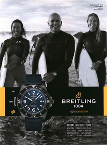 2019 anuncio impreso - anuncio de reloj Breitling... solo anuncio Superocean... Breitling Surfer Squad - Imagen 1 de 1