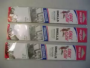18 ami da pesca porta esche SNELLED BAITHOLDER EAGLE CLAW 139 taglia 2 USA HOOKS - Foto 1 di 4