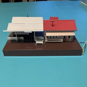 Vintage (1960s) RARE "HO Railway Station" (HOj) Metal Model, by TER Endo Shoten - Picture 1 of 7