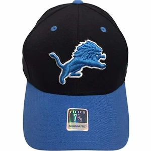Detroit Lions NFL Reebok On Field Sidelines Curved 7 3/8 Fitted Cap Hat $24 - Picture 1 of 6