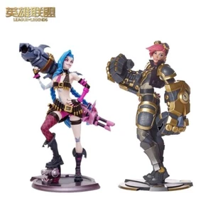 Official League of Legends Jinx Statue Vi Figure Model LOL Collect PVC Toy Gift - Picture 1 of 26
