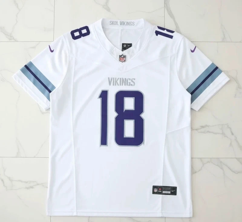 Justin Jefferson NFL Minnesota Vikings 3rd Generation Jersey Large BNWT - Image 1 of 3