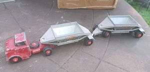 Vtg Matchbox Lesney K-4 King Size Fruehauf Tandem Hopper Truck Original Tires - Picture 1 of 9