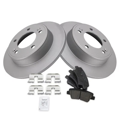 TRQ BKA24485 Disc Brake Kit For Hyundai Elantra GT 2013-2016 Rear 583021RA30 - Изображение 1 из 4