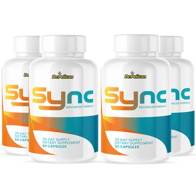 Sync - Soporte para metabolismo, suplemento para control de peso - 4 botellas Foto 1 de 4