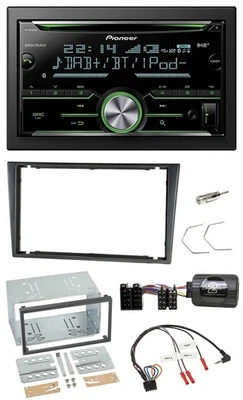 Pioneer Bluetooth Lenkrad DAB 2DIN USB CD Autoradio für Opel Corsa C 200-2004 ch - Bild 1 von 4